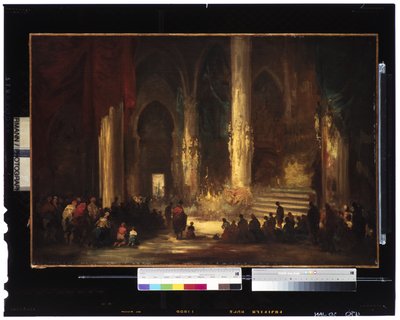Processione in una cattedrale, c.1860 da Eugenio Lucas Velázquez